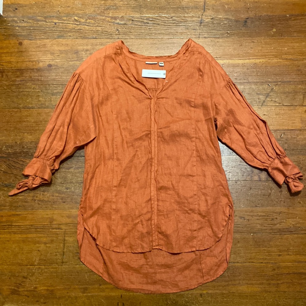Anthropologie Holding Horses Long Blouse #175N